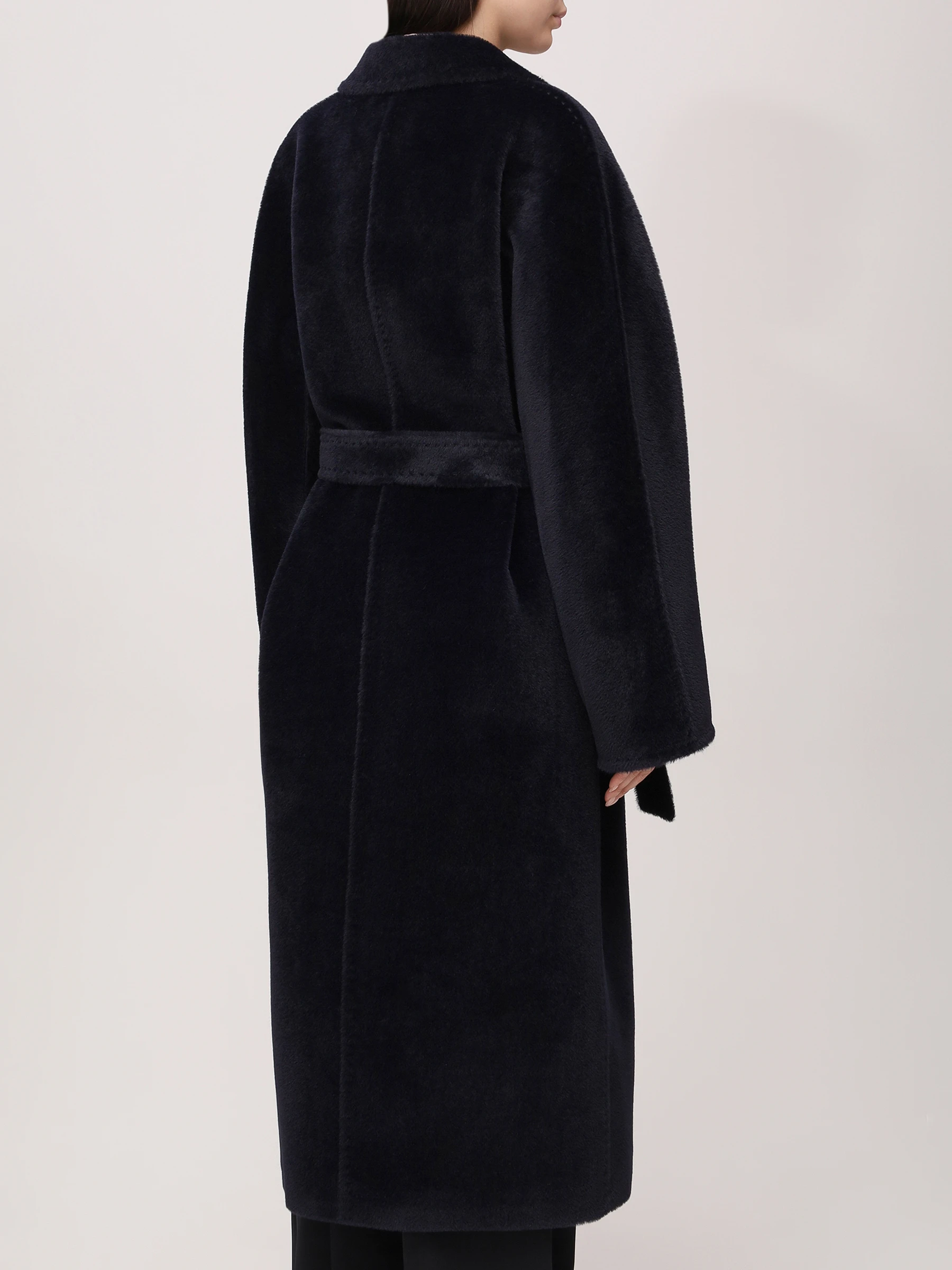 Пальто из шерсти альпака