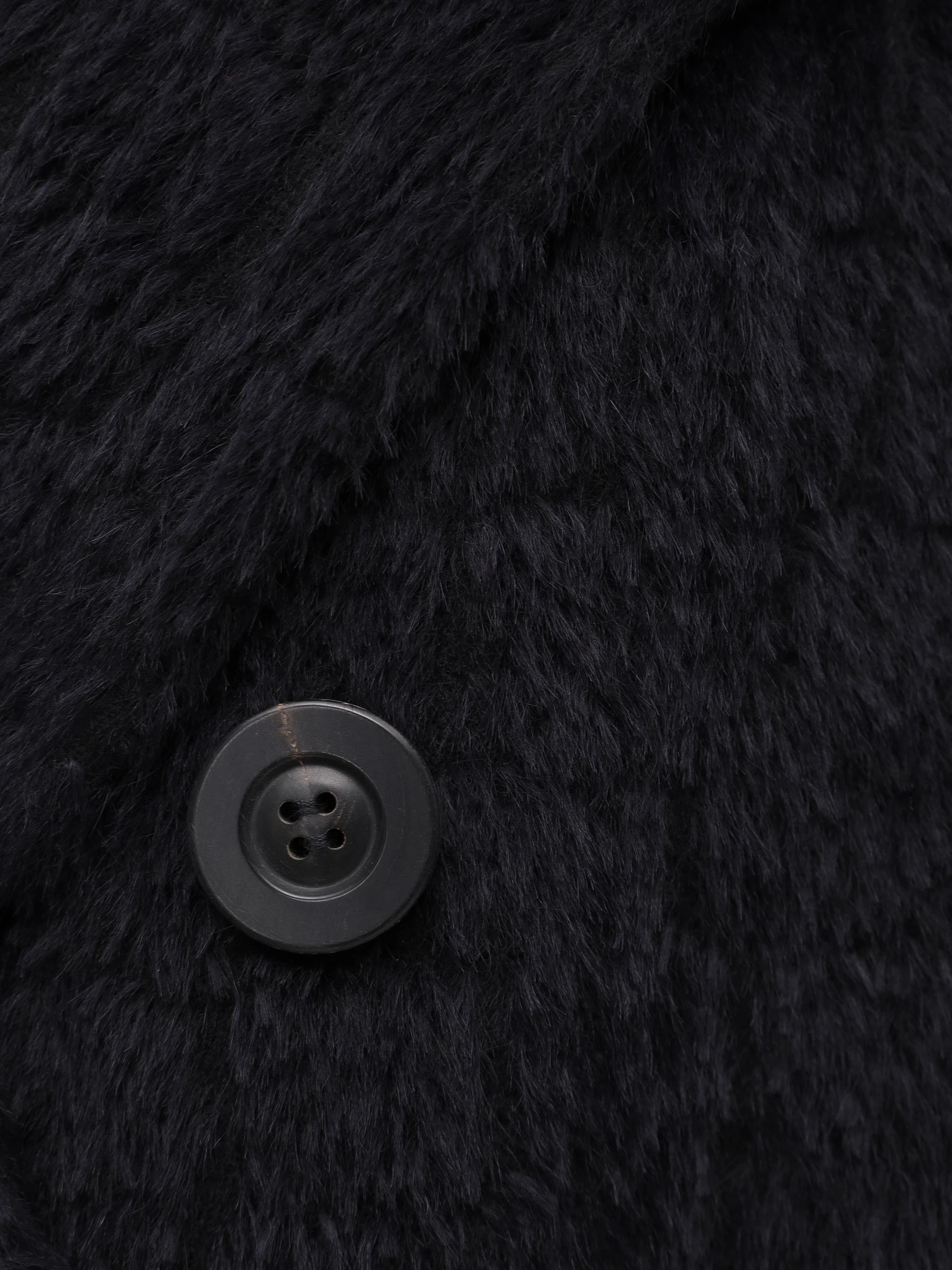 Пальто из шерсти сури альпака