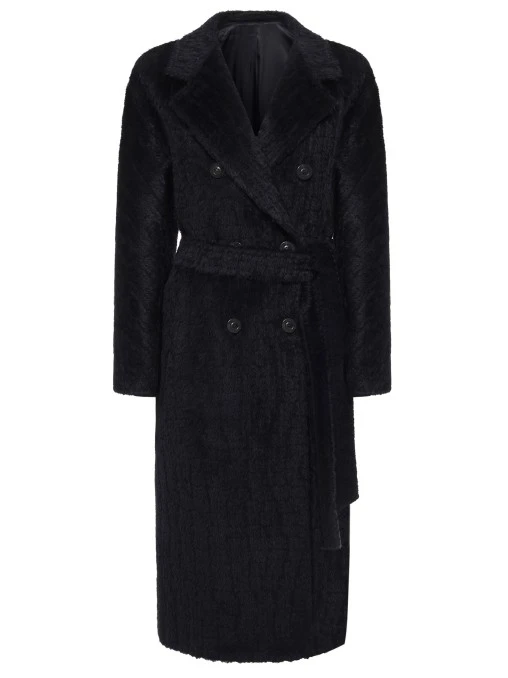 Пальто из шерсти сури альпака ELISABETTA