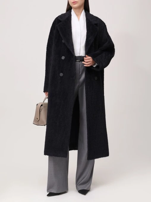 Пальто из шерсти сури альпака ELISABETTA