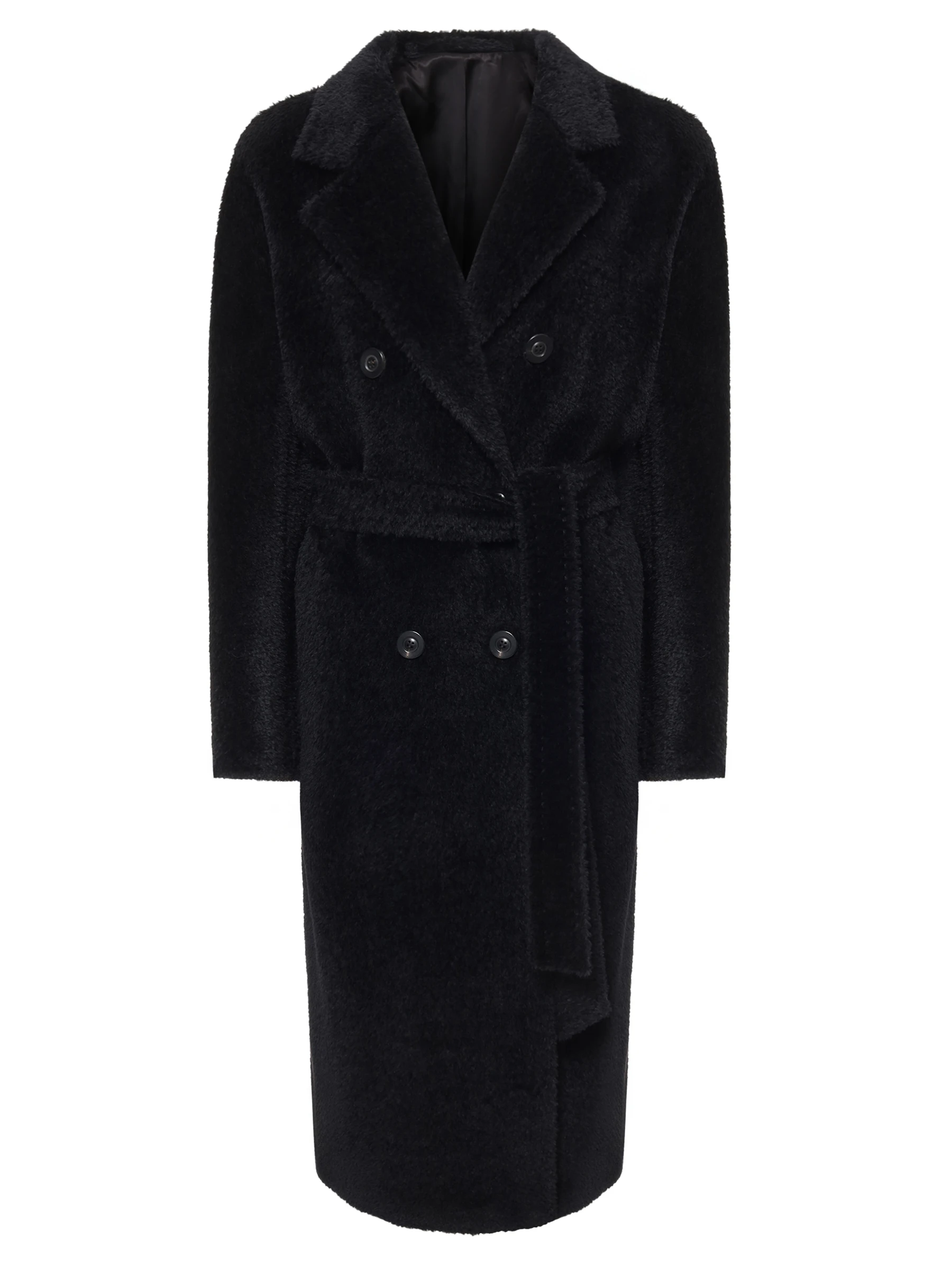 Пальто из шерсти альпака