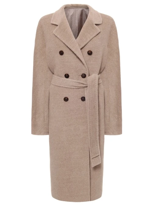 Пальто из шерсти сури альпака ELISABETTA