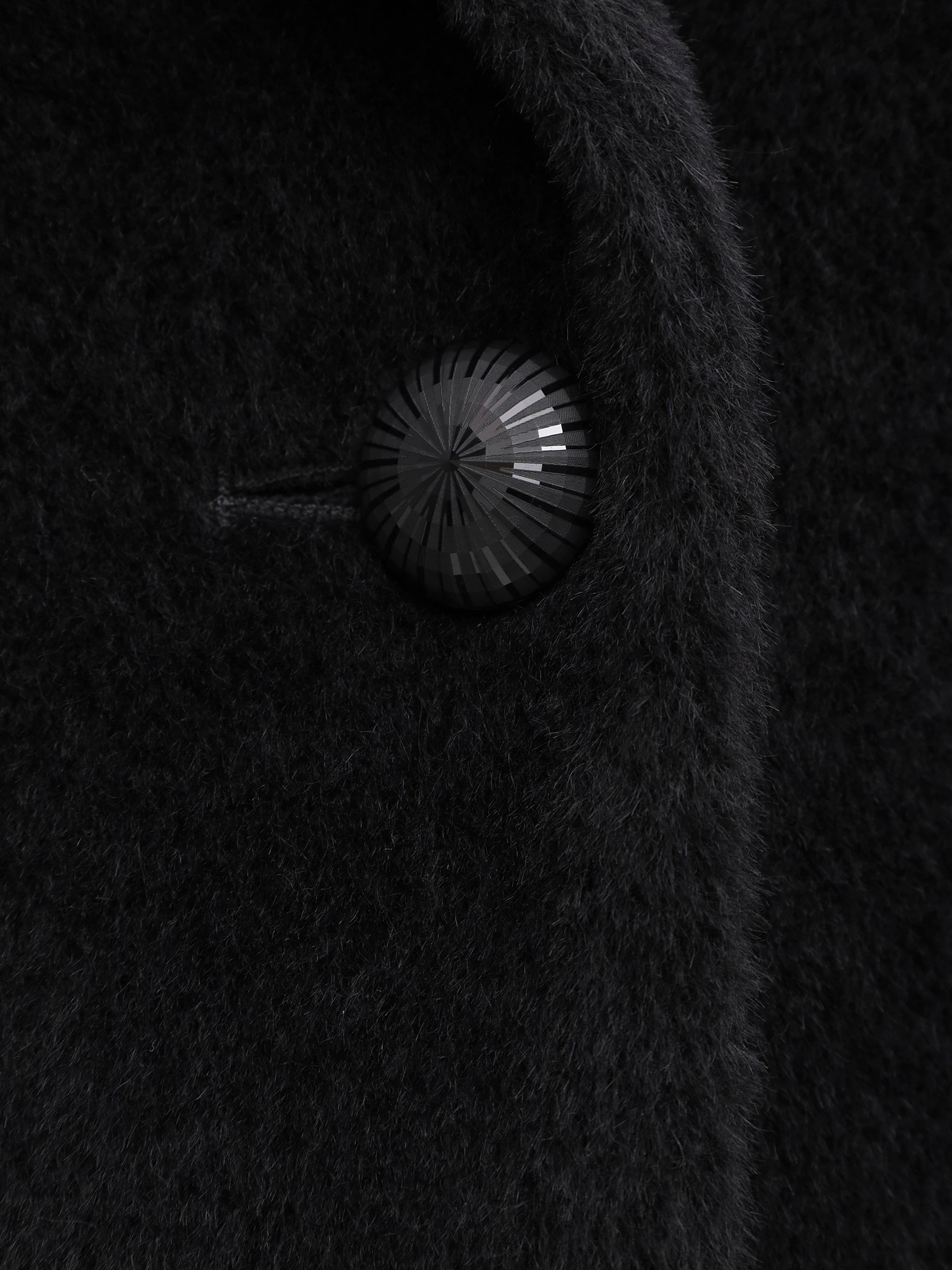 Пальто из шерсти альпака