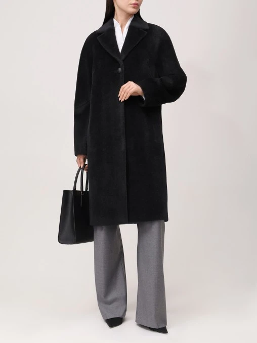 Пальто из шерсти альпака ELISABETTA