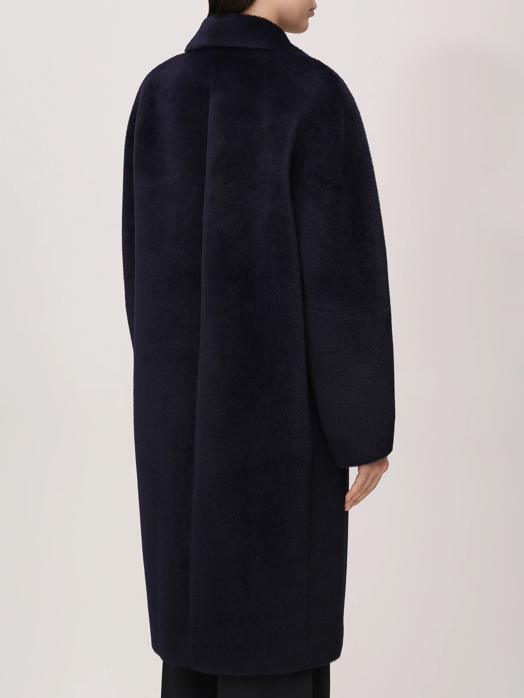 Пальто из шерсти альпака