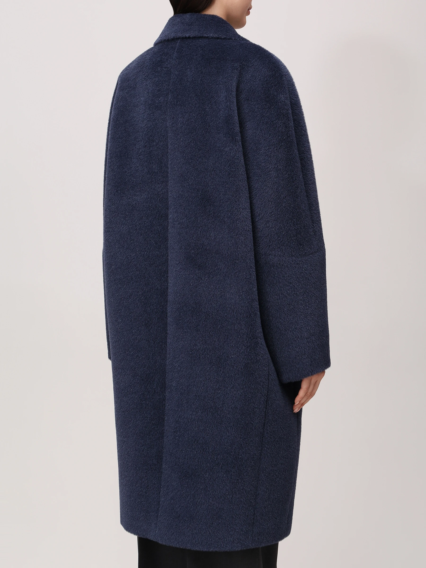 Пальто из шерсти альпака