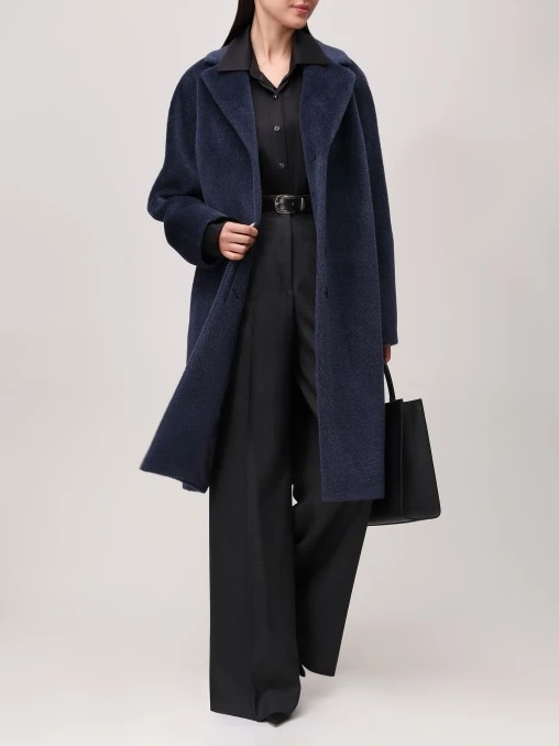 Пальто из шерсти альпака ELISABETTA