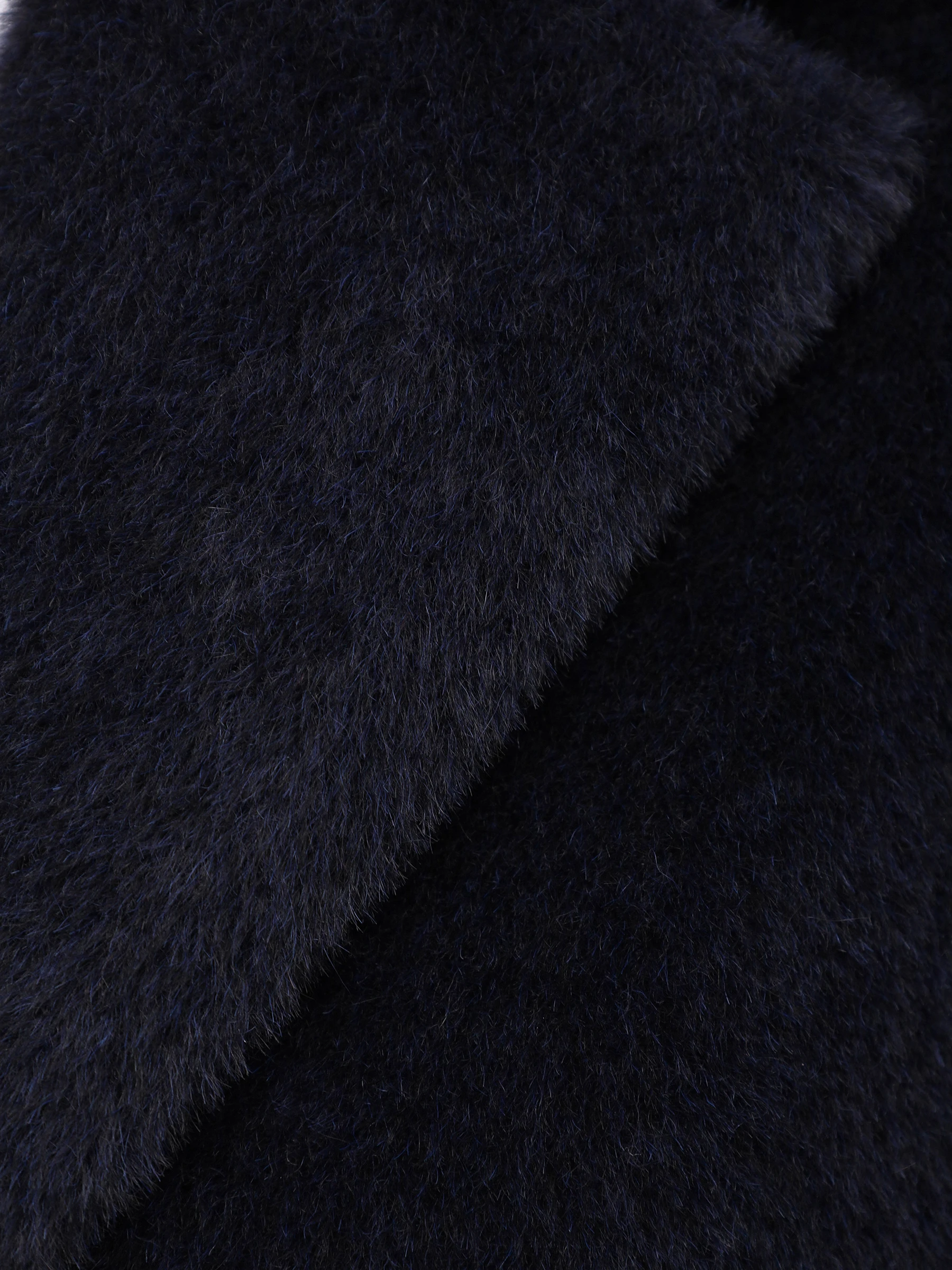 Пальто из шерсти сури альпака