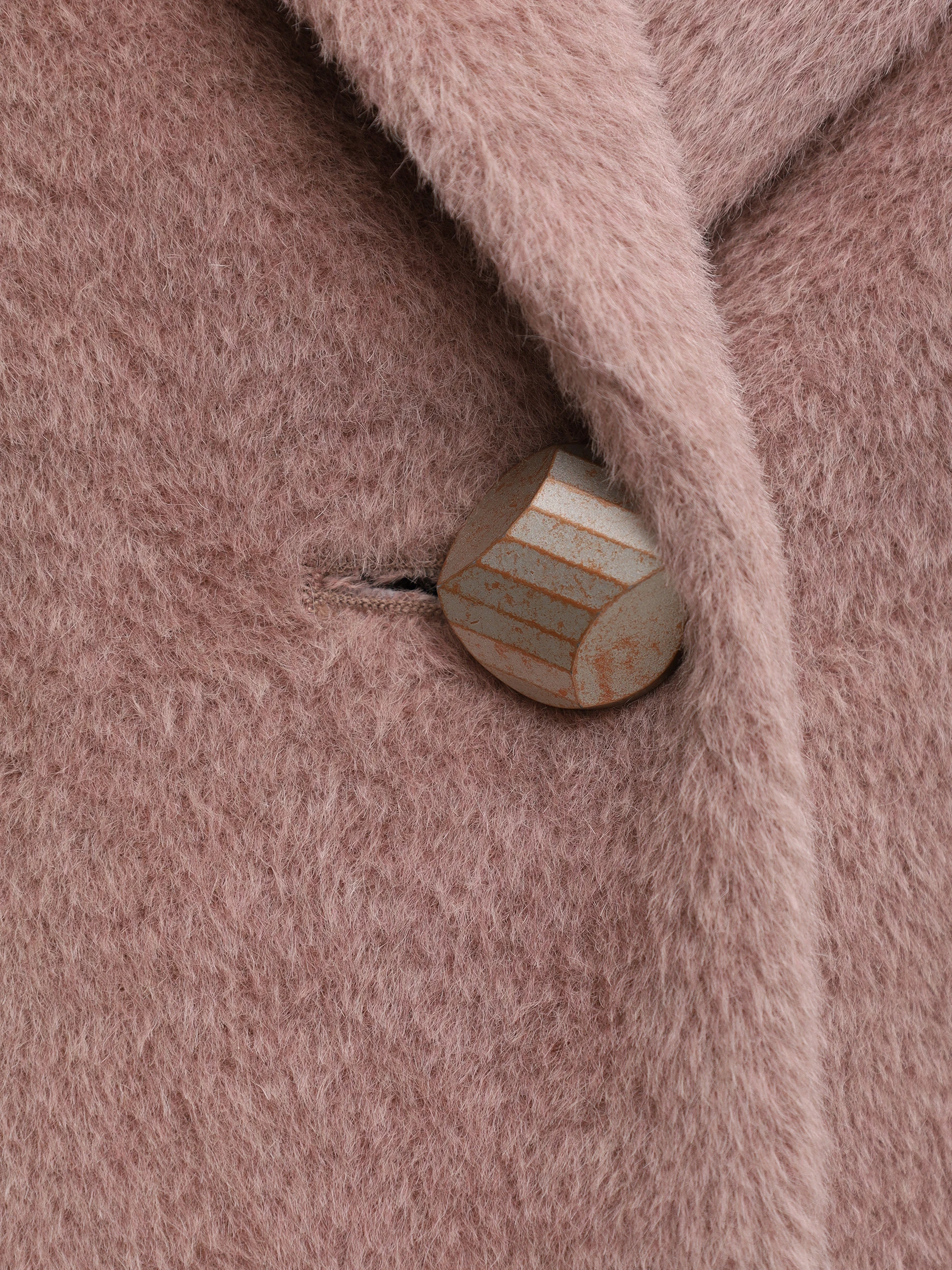 Пальто из шерсти альпака