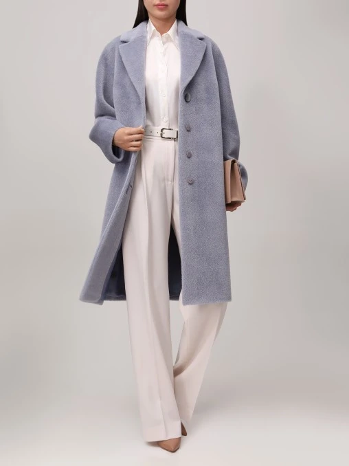 Пальто из шерсти альпака ELISABETTA