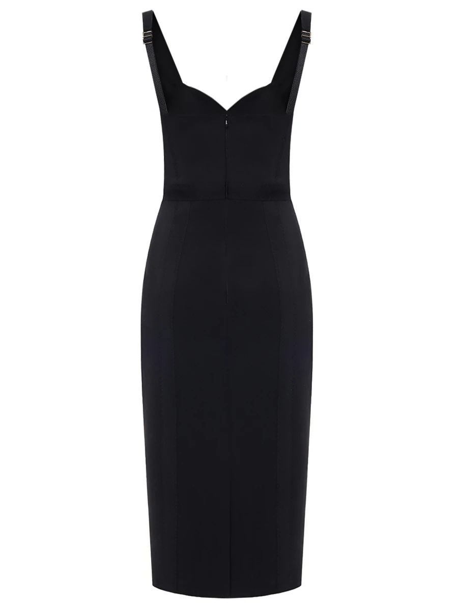 Платье однотонное