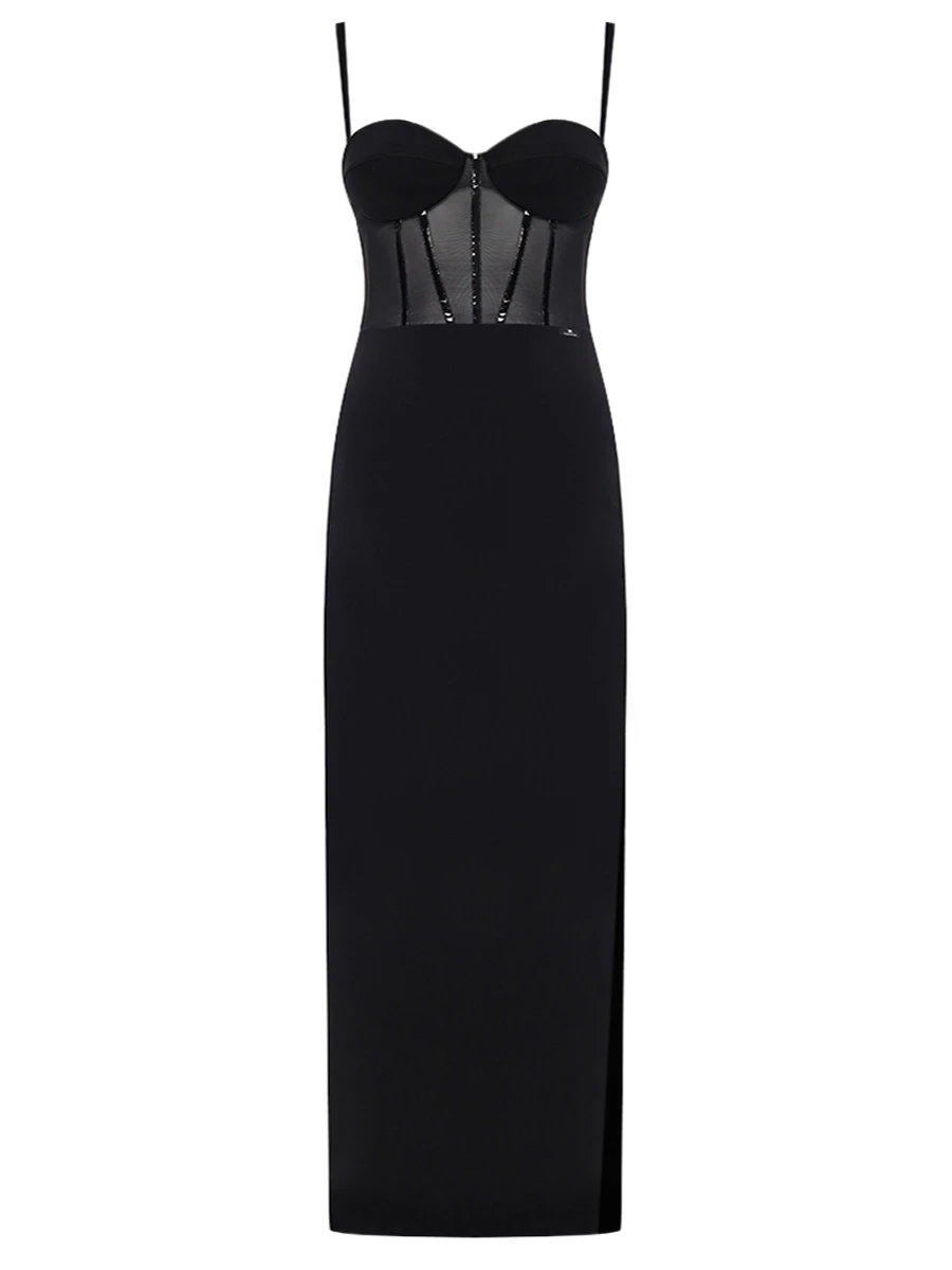 Платье однотонное