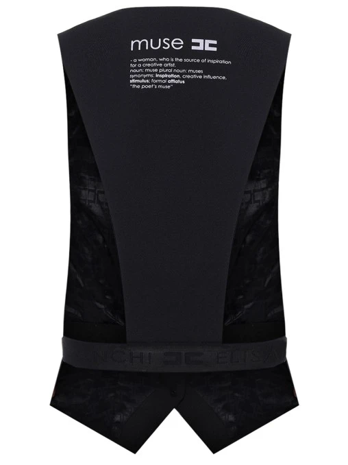 Жилет хлопковый ELISABETTA FRANCHI