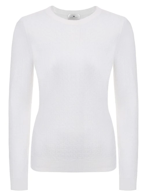 Джемпер из вискозы и шерсти ELISABETTA FRANCHI