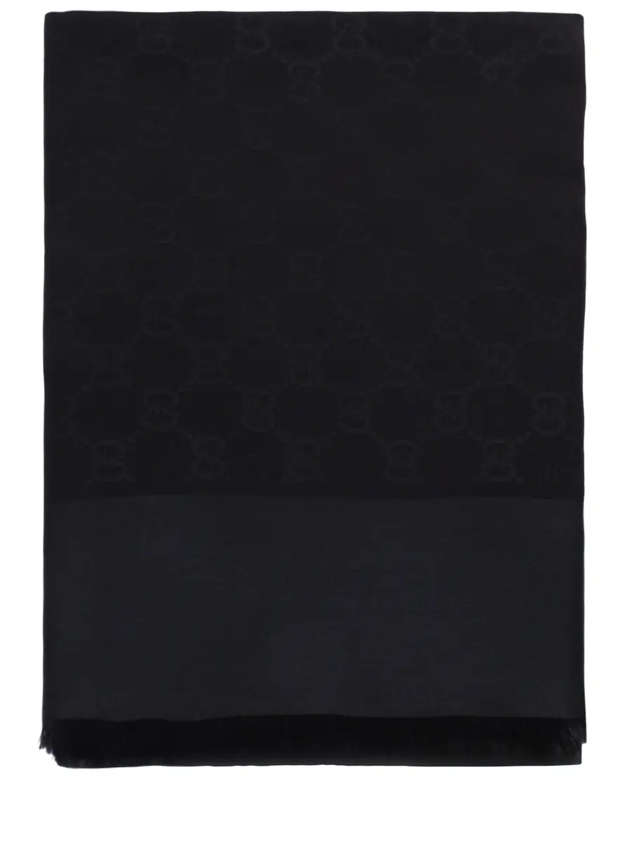 Платок из шерсти и шелка