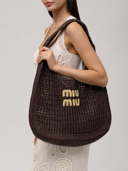 Сумка из рафии MIU MIU