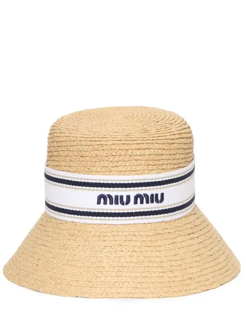 Шляпа из рафии MIU MIU