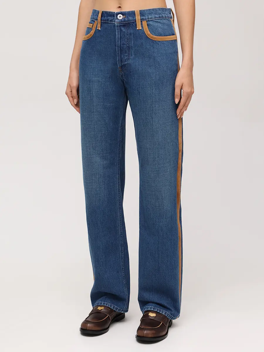 Джинсы хлопковые