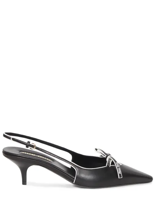 Туфли кожаные MIU MIU