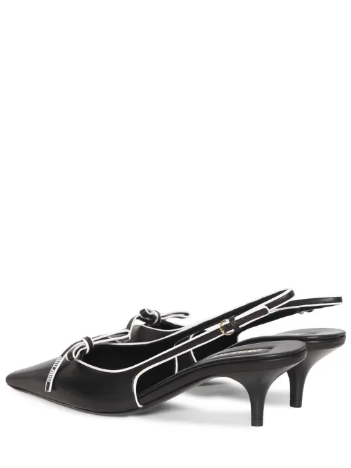 Туфли кожаные MIU MIU