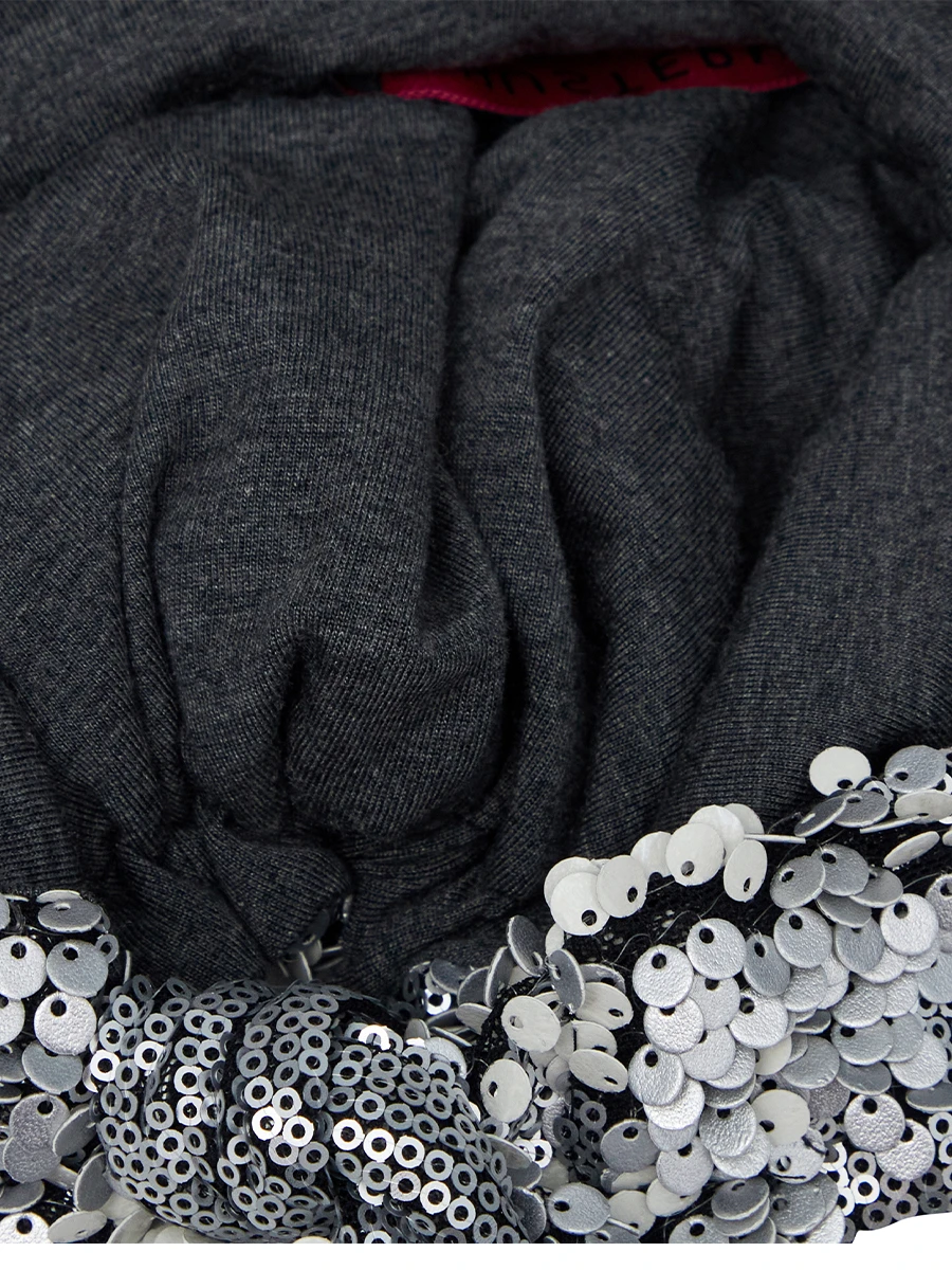 Бандана с пайетками Shiny Mood Silver