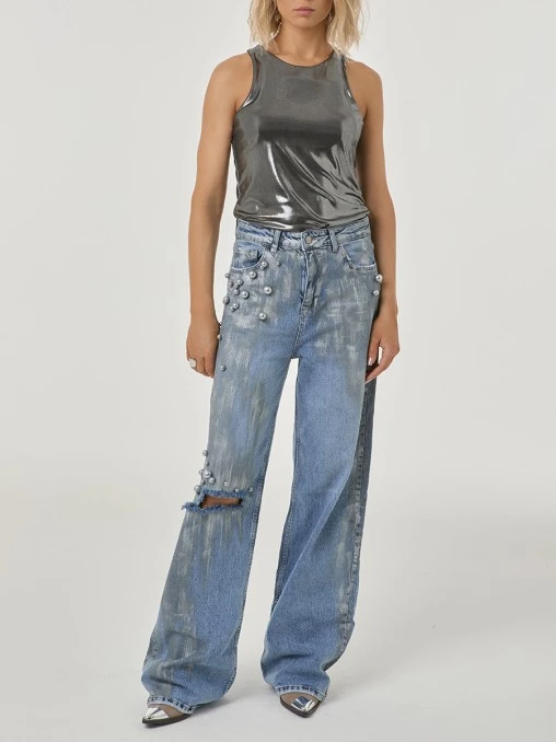 Джинсы хлопковые Silver Pearl SHUSTERMAN