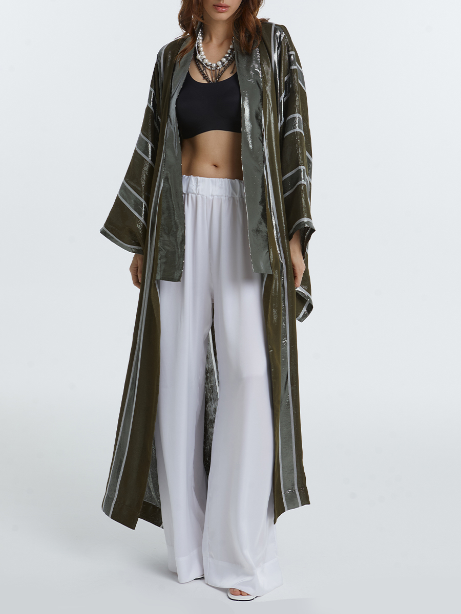 Кимоно хлопковое Olive Organza