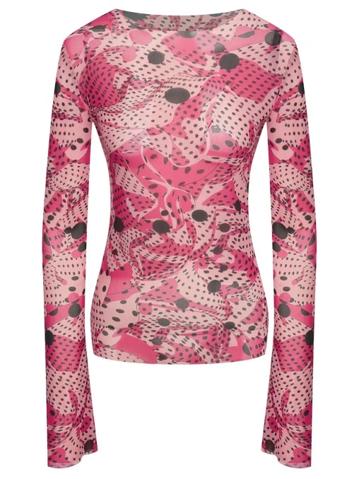 Лонгслив из сетки Bubble gum SHUSTERMAN