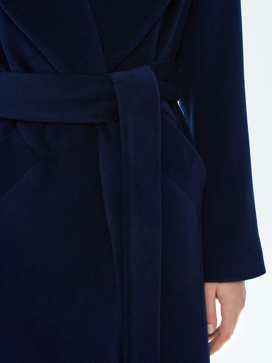 Пальто шерстяное Classic Deep Blue