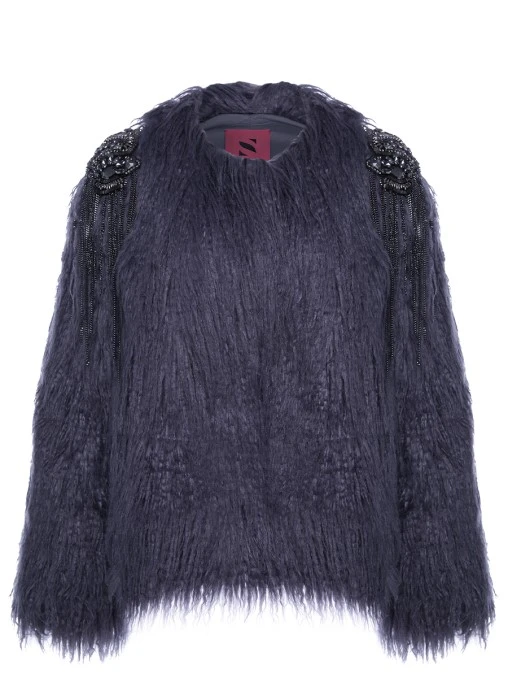 Пальто-шуба из экомеха Rock Queen SHUSTERMAN