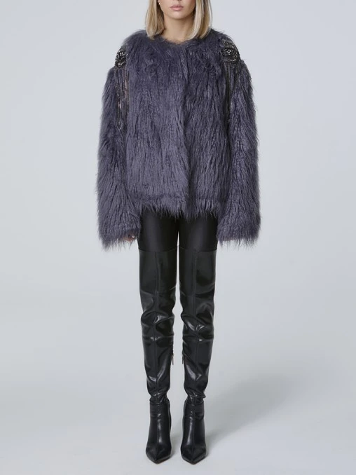 Пальто-шуба из экомеха Rock Queen SHUSTERMAN