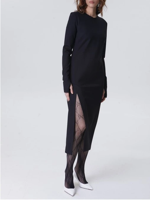 Платье из вискозы Black Bold SHUSTERMAN