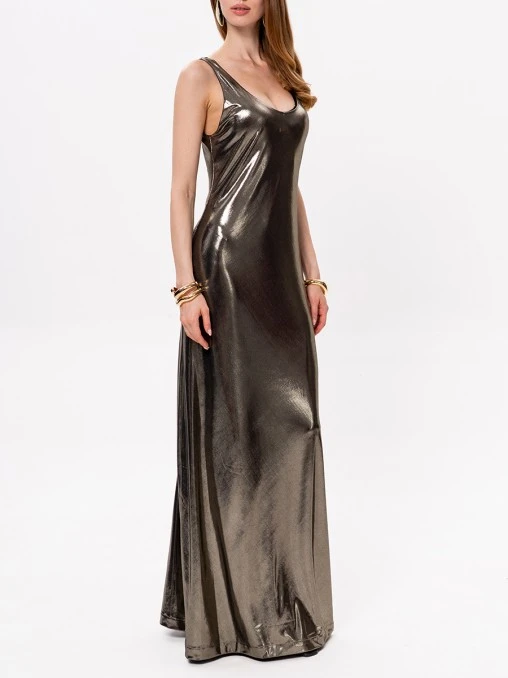 Платье Liquid Metal Bronze SHUSTERMAN