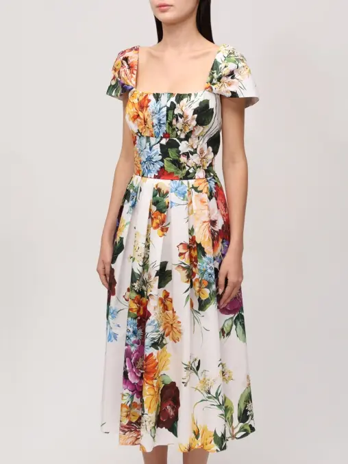 Платье хлопковое DOLCE & GABBANA