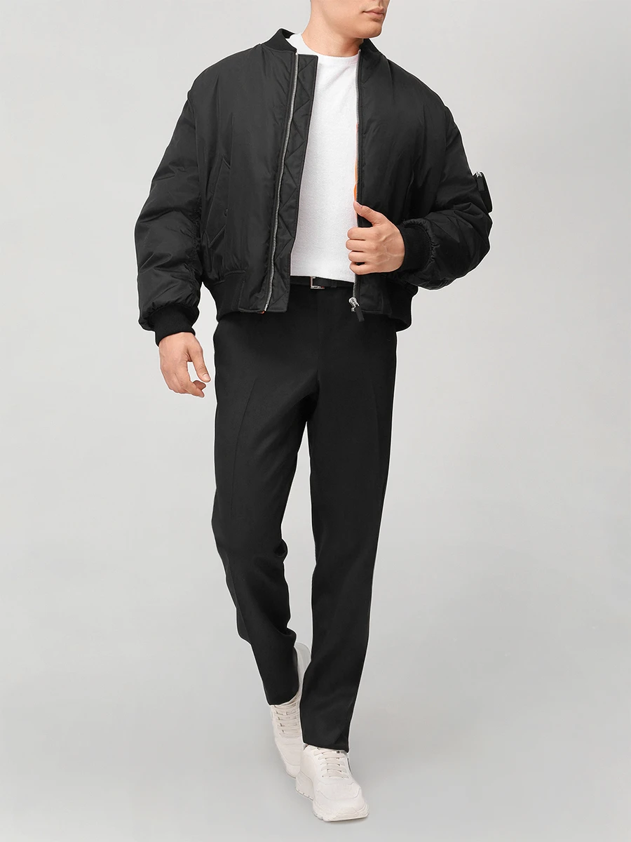 Бомбер однотонный