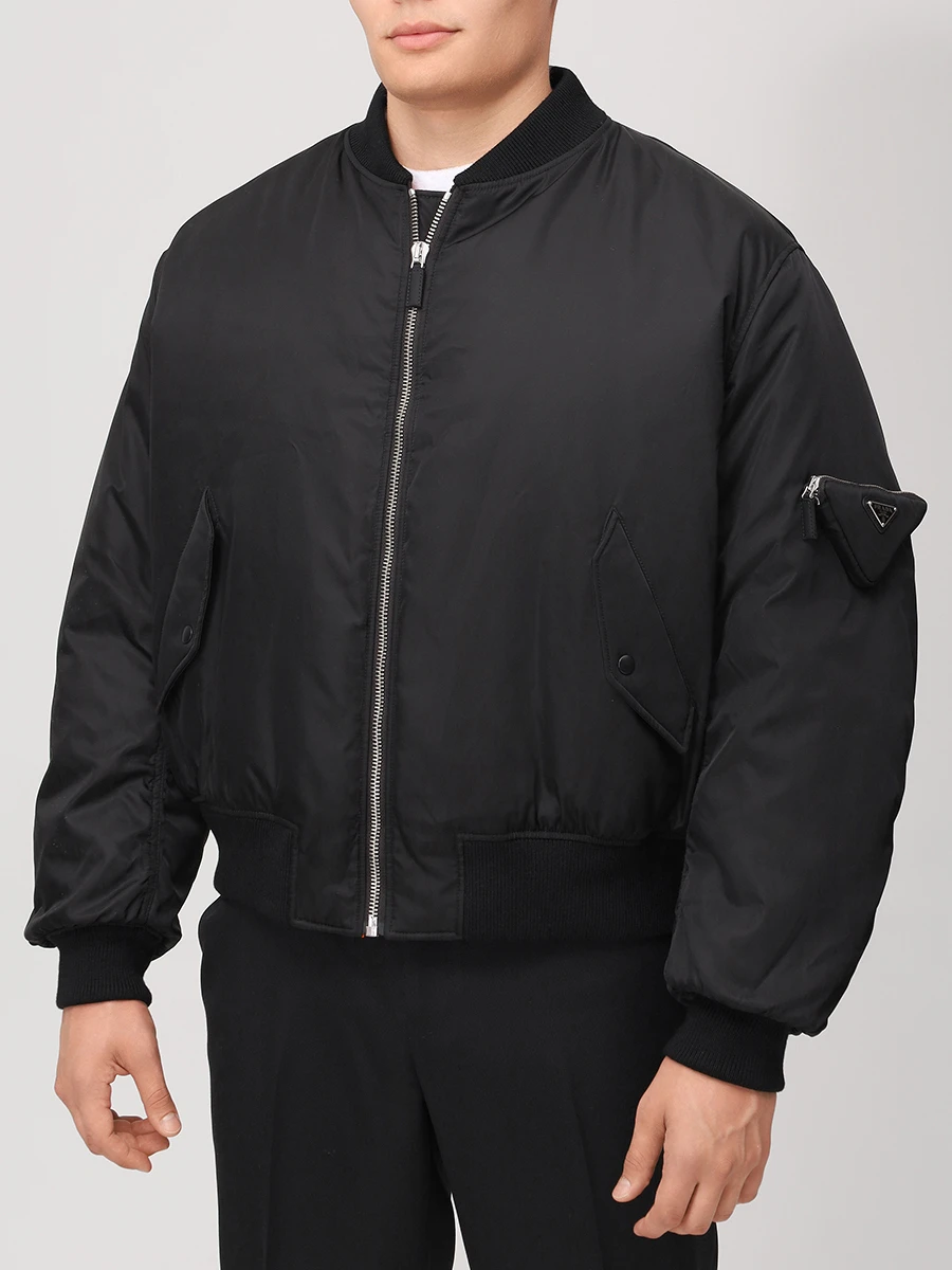 Бомбер однотонный