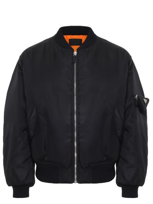 Бомбер однотонный PRADA