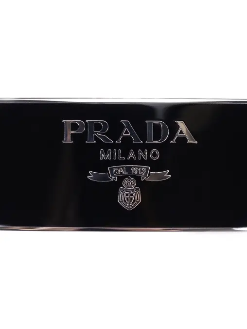 Заколка с логотипом PRADA