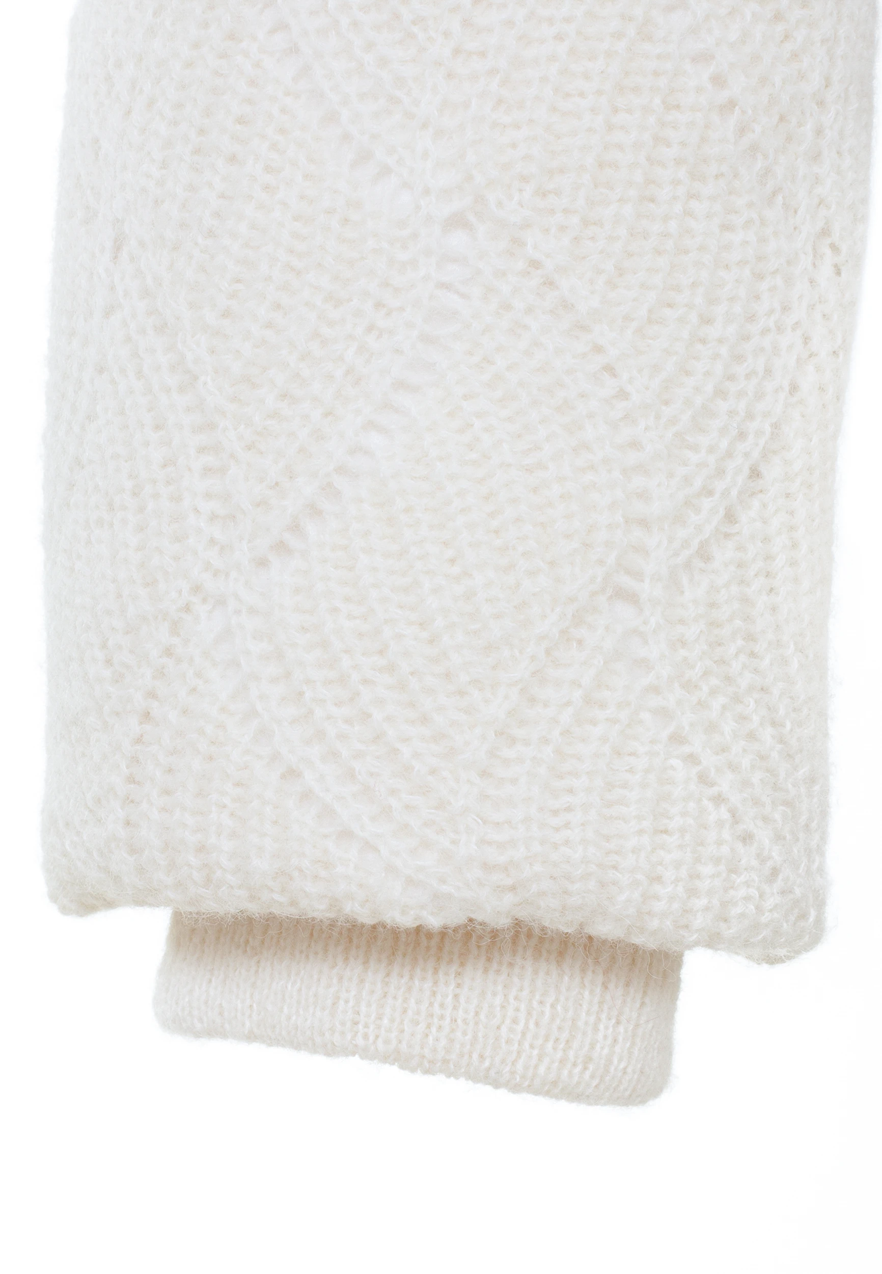 Пуховик вязаный