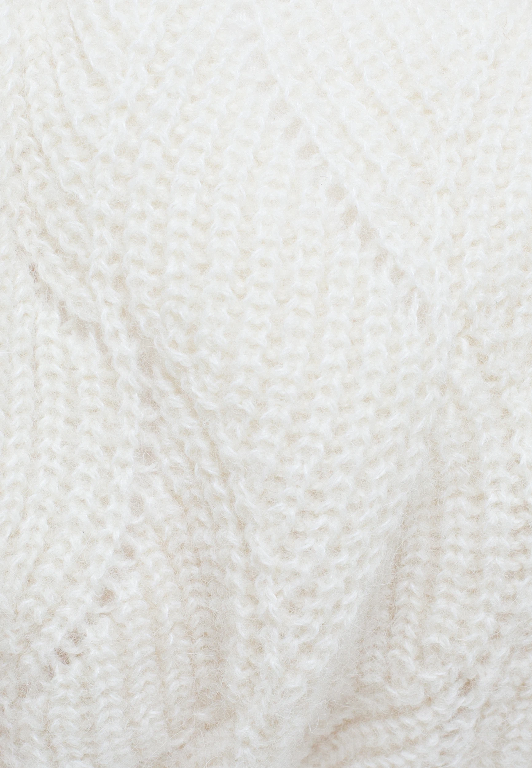 Пуховик вязаный