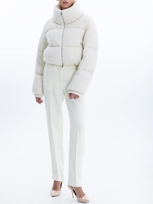 Пуховик вязаный AMMONIT