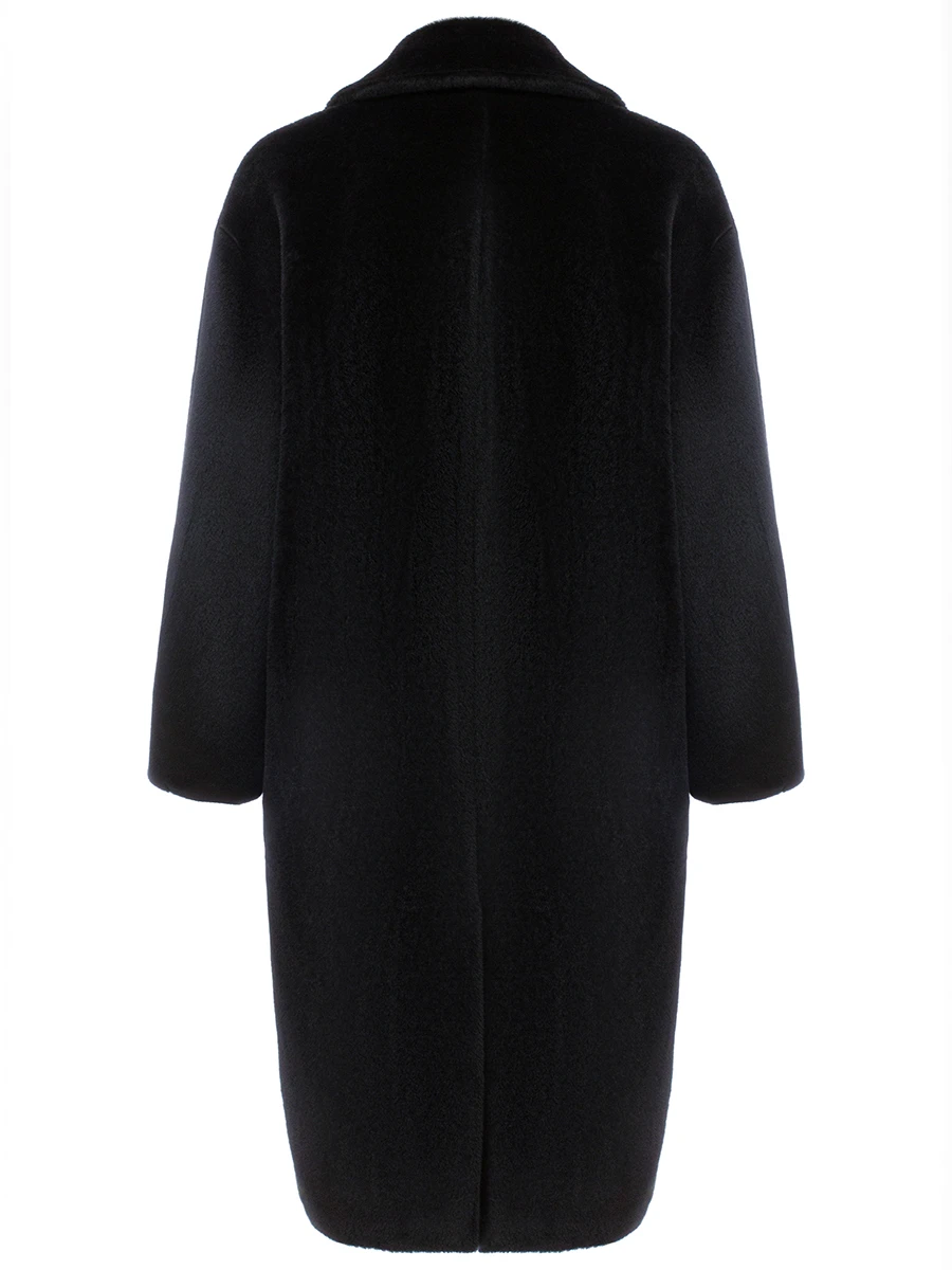 Пальто-кокон из шерсти альпака