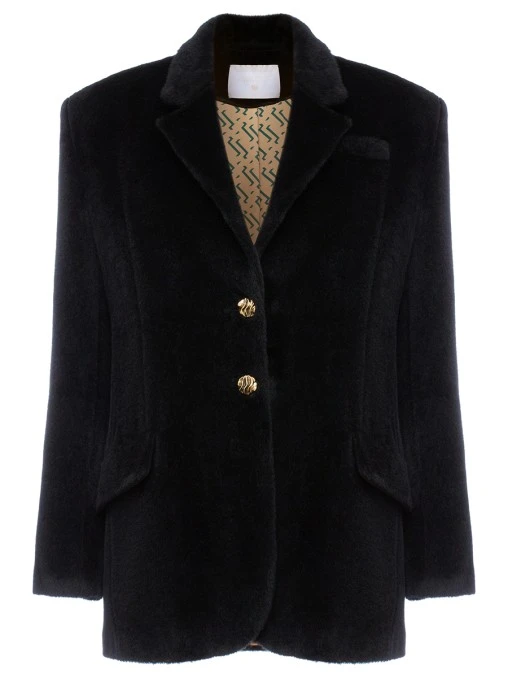 Пиджак из шерсти альпака AMMONIT