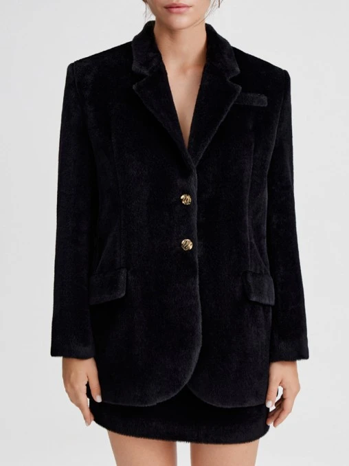 Пиджак из шерсти альпака AMMONIT