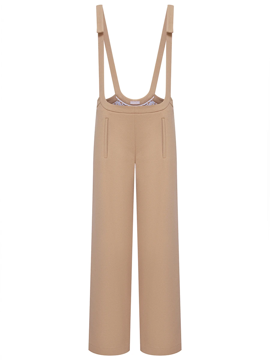 Брюки-овероллы шерстяные