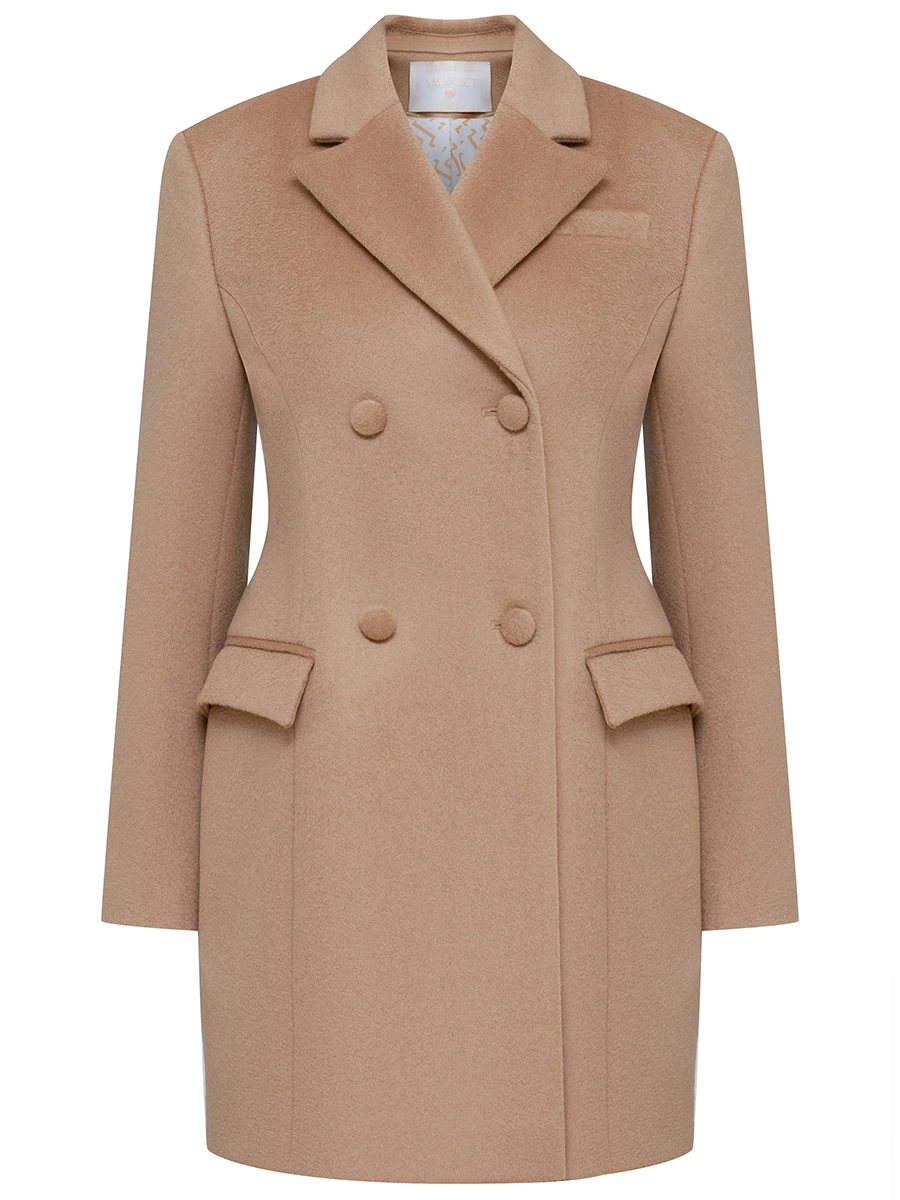 Пальто-жакет из шерсти и кашемира