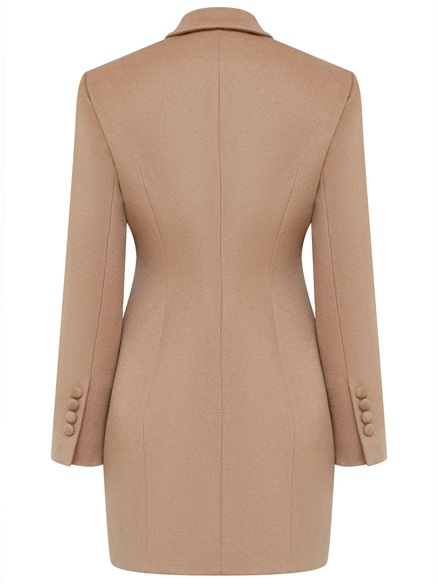 Пальто-жакет из шерсти и кашемира