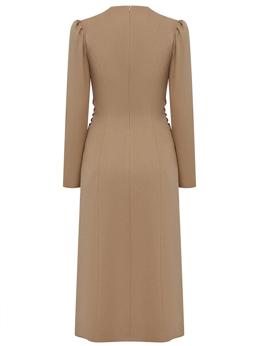 Платье с драпировкой