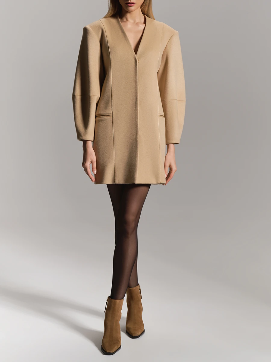 Платье шерстяное