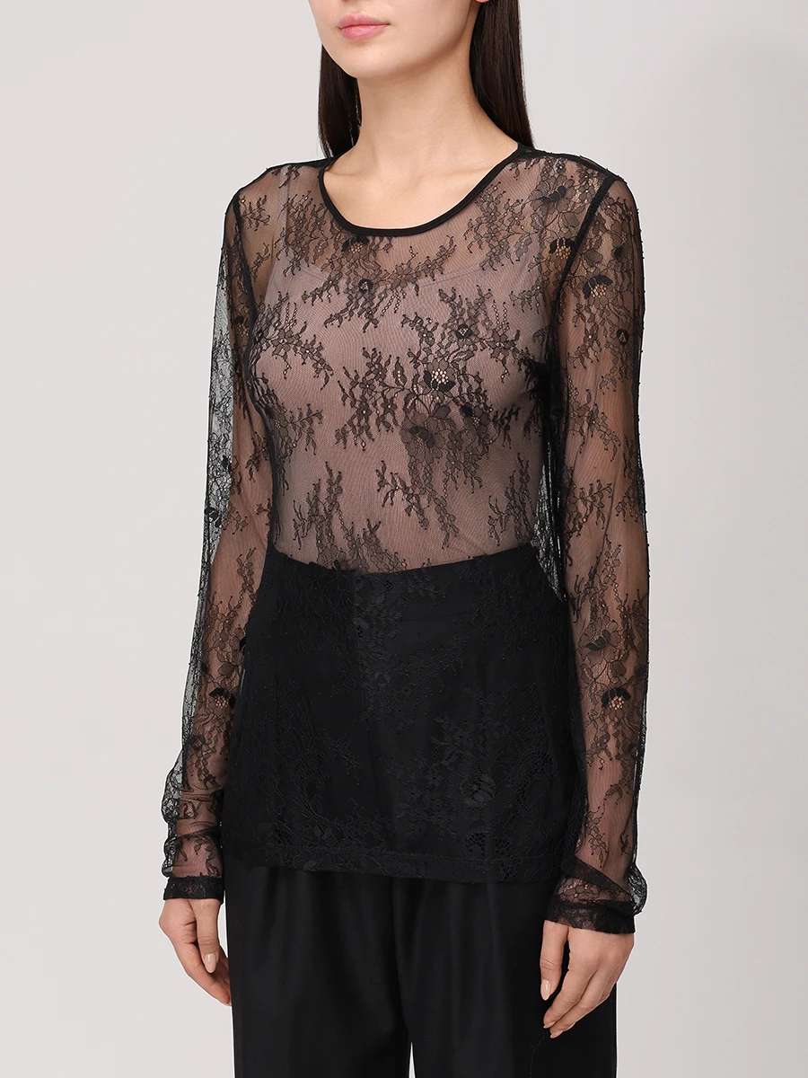 Блуза из гипюра